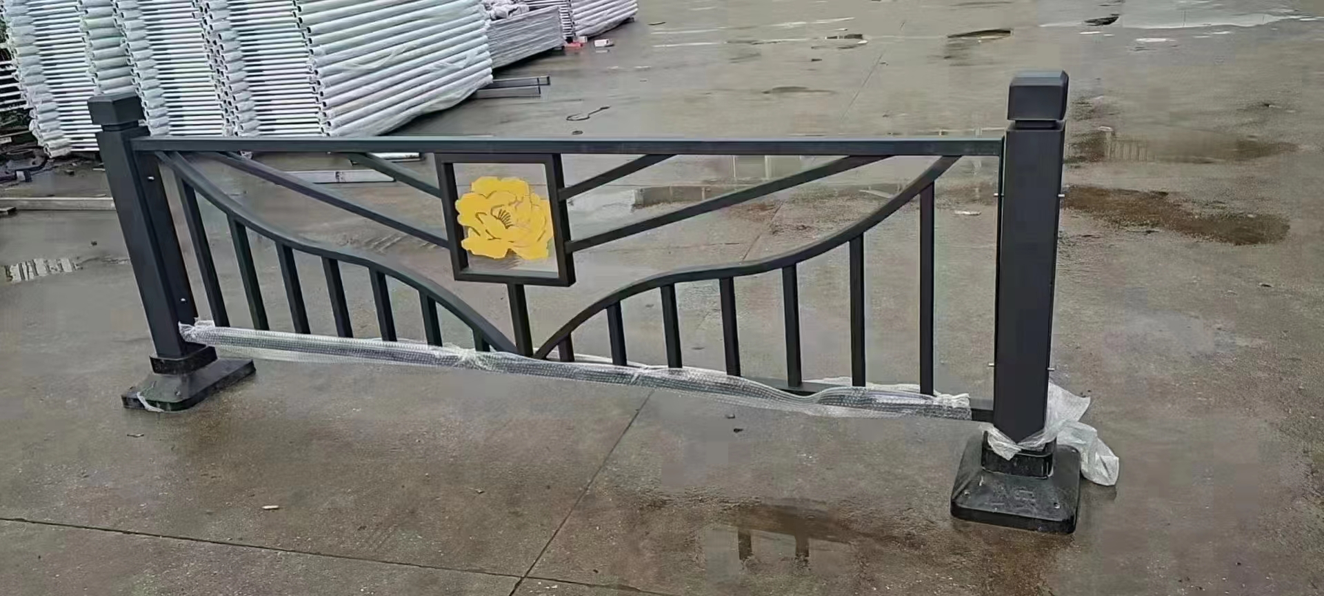 牡丹花款护栏，市政护栏，道路护栏